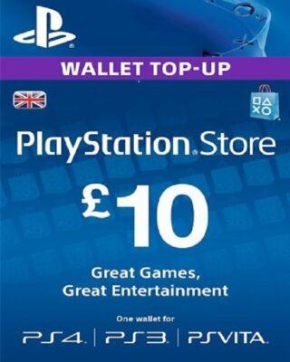 PlayStation PSN Card 10 GBP Wallet Top Up Best Price in Pakistan