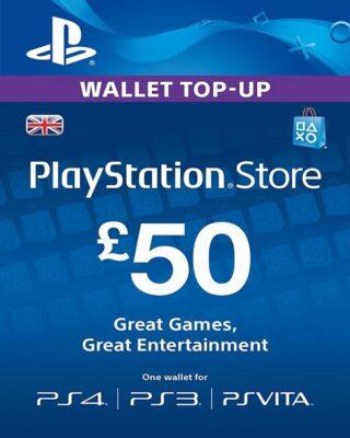 PlayStation PSN Card 50 GBP Wallet Top Up Best Price in Pakistan
