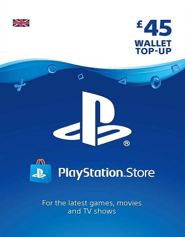 PlayStation PSN Card 45 GBP Wallet Top Up Best Price in Pakistan