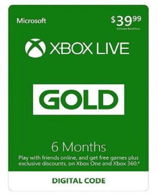 Xbox Live 6 Months Membership International Best Price in Pakistan