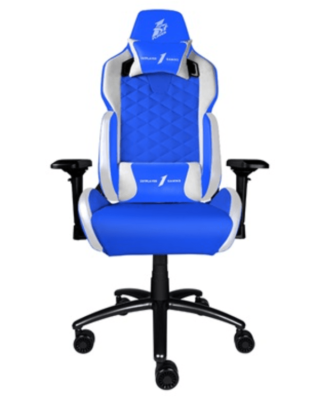 1st Player DK2 Dedicated to improving gamers Gaming Chair (Blue/White)