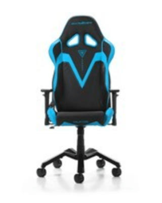 DXRacer Prince Series Gaming Chair (Blue / White)