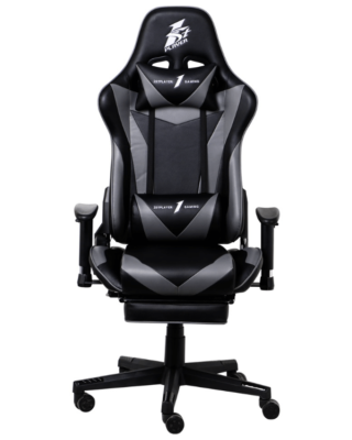 1st Player FK3 Gaming Chair with Footrest and Massager (Grey-Black) Best Price in Pakistan