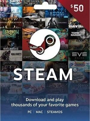 Steam Wallet Card $50 Best Price in Pakistan