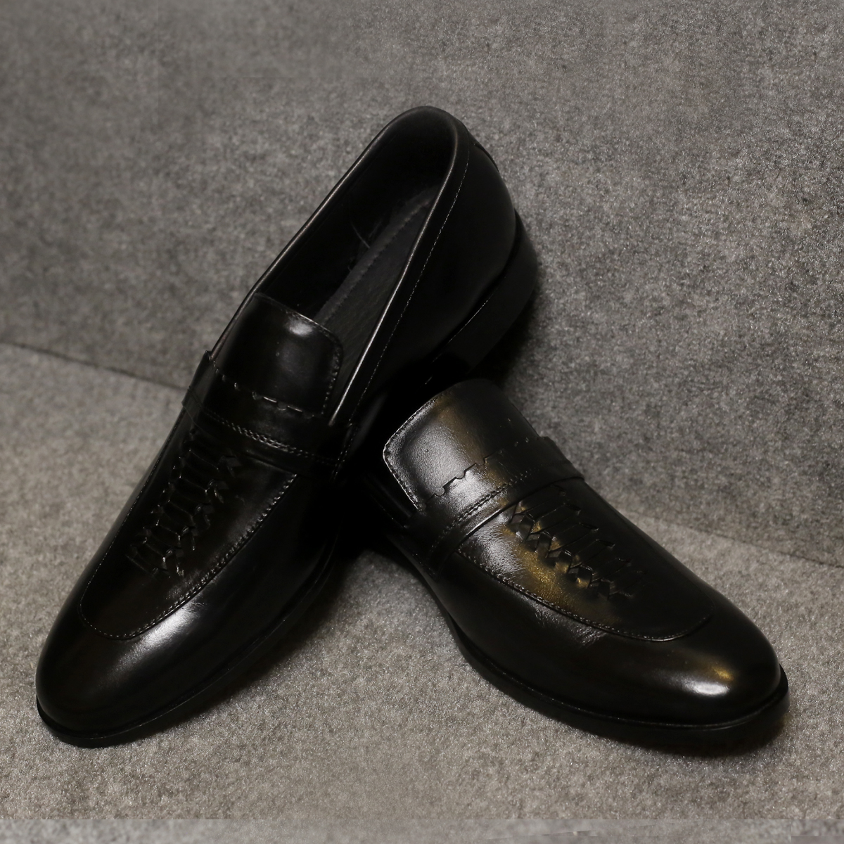 Elegant Black Leather Formal Loafers for Men – FBM 0028 Elegant Black Leather Formal Loafers for Men – FBM 0028
