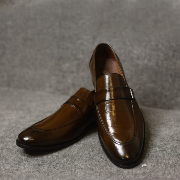 Brown Leather Loafer – FBM 0004