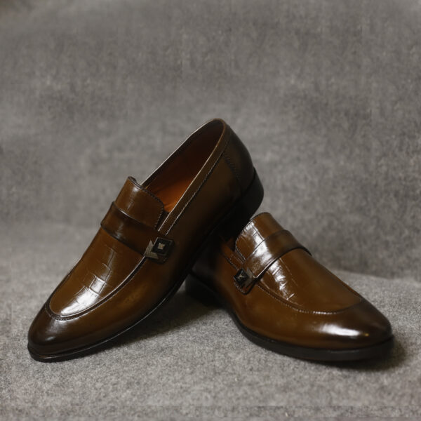 Brown Leather Loafer – FBM 0004