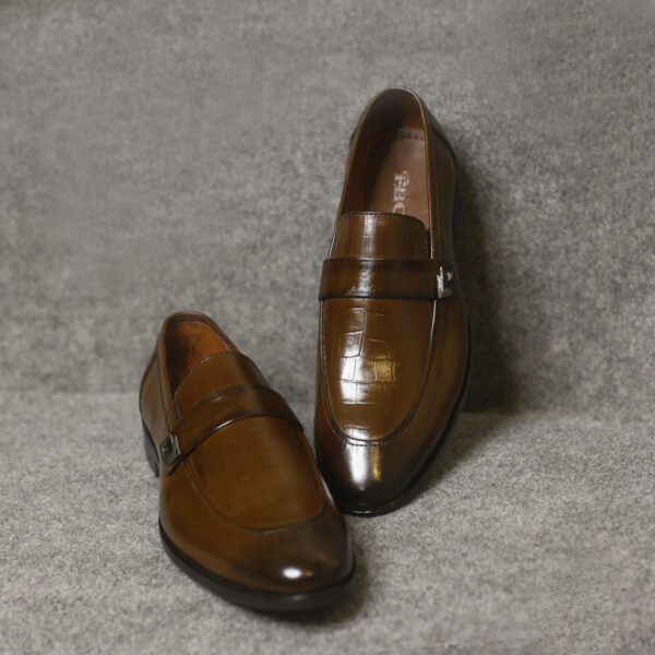 Brown Leather Loafer – FBM 0004