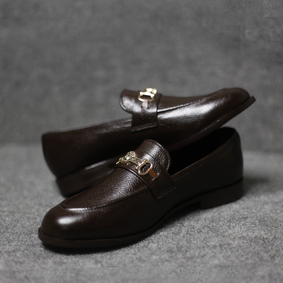 High Quality Brown Horsebit Loafer – FBM 0016 High Quality Brown Horsebit Loafer – FBM 0016