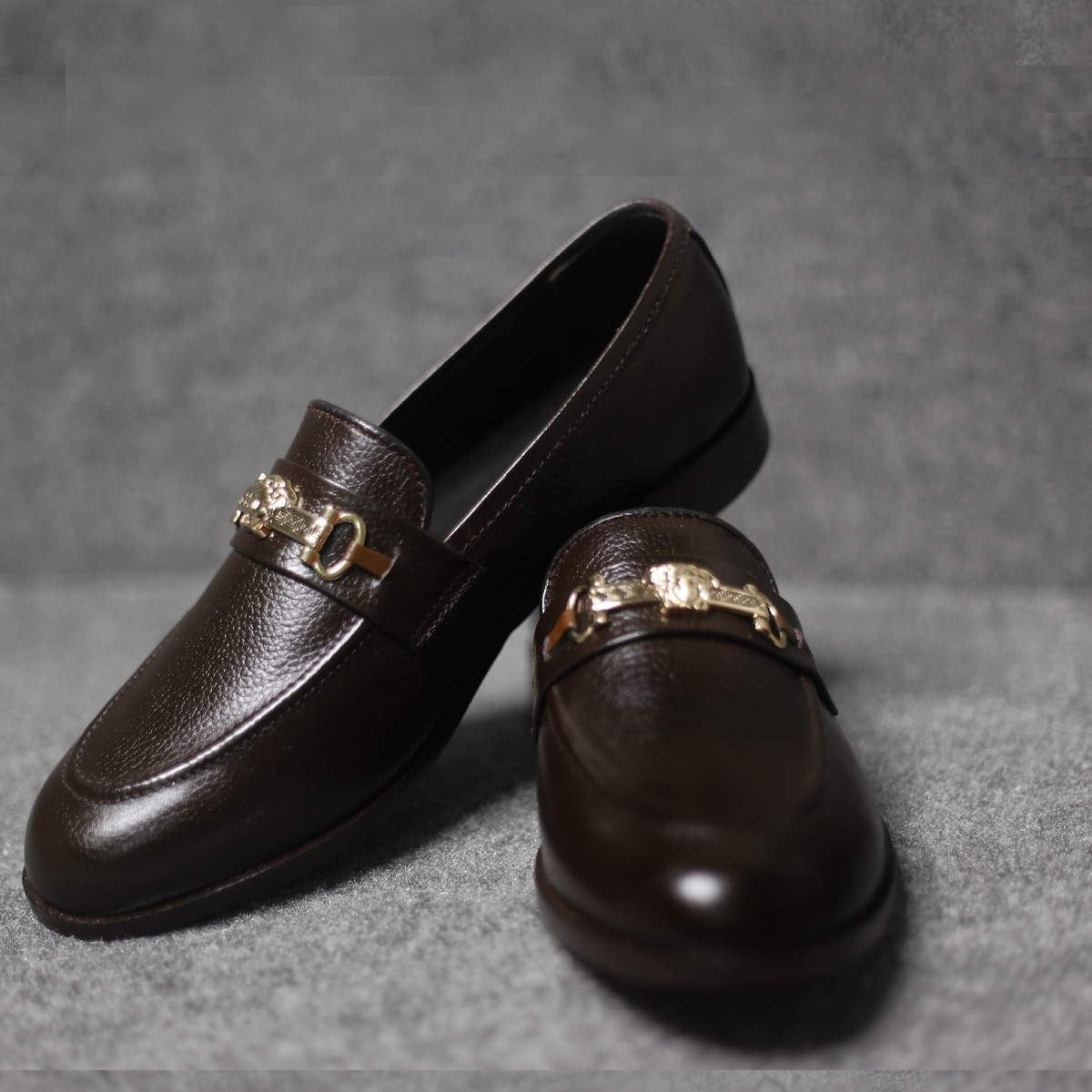 High Quality Brown Horsebit Loafer – FBM 0016 High Quality Brown Horsebit Loafer – FBM 0016