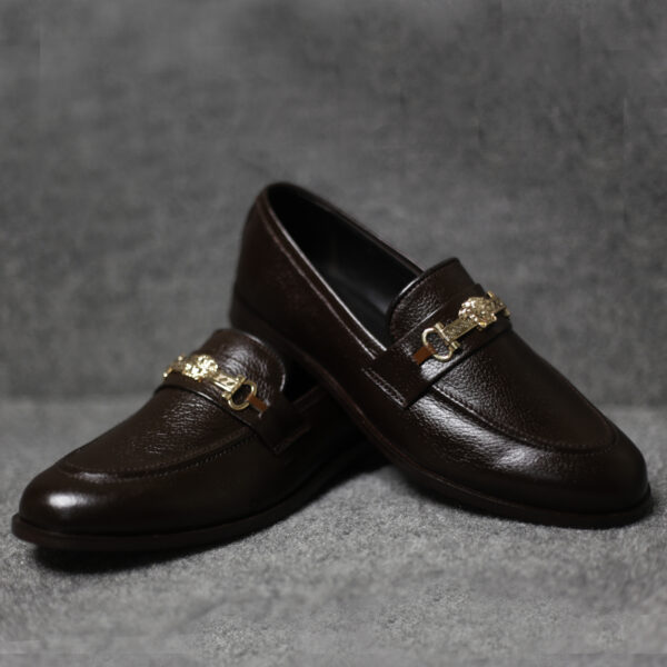 High Quality Brown Horsebit Loafer – FBM 0016