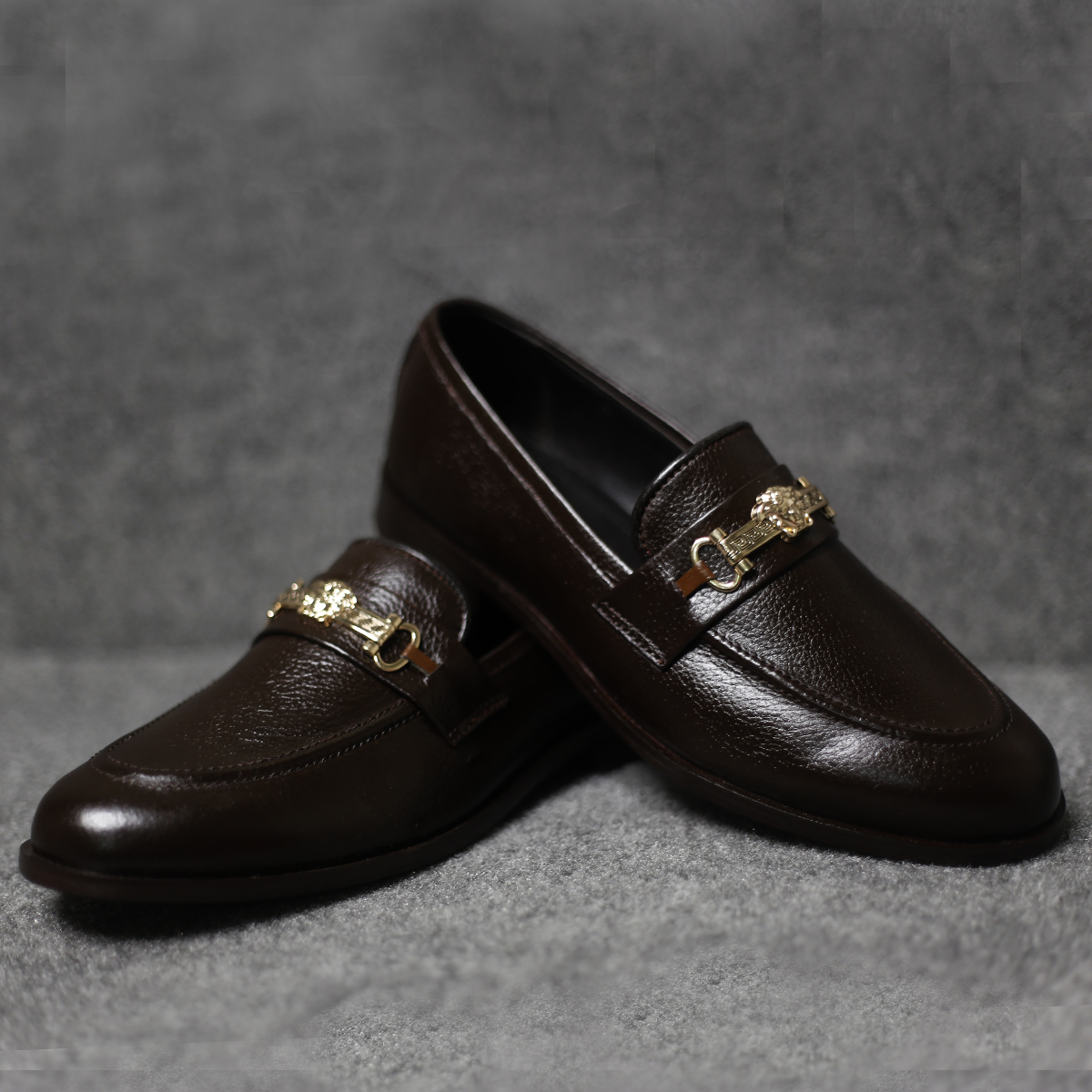 High Quality Brown Horsebit Loafer – FBM 0016 High Quality Brown Horsebit Loafer – FBM 0016