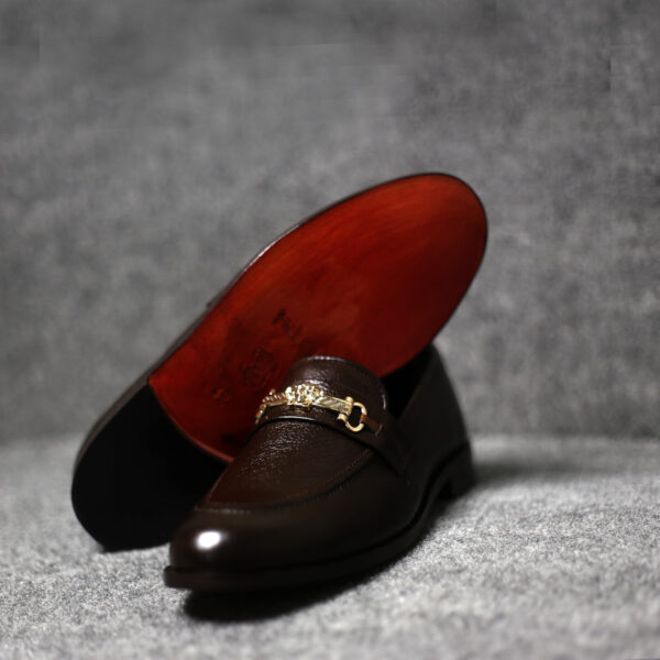 High Quality Brown Horsebit Loafer – FBM 0016
