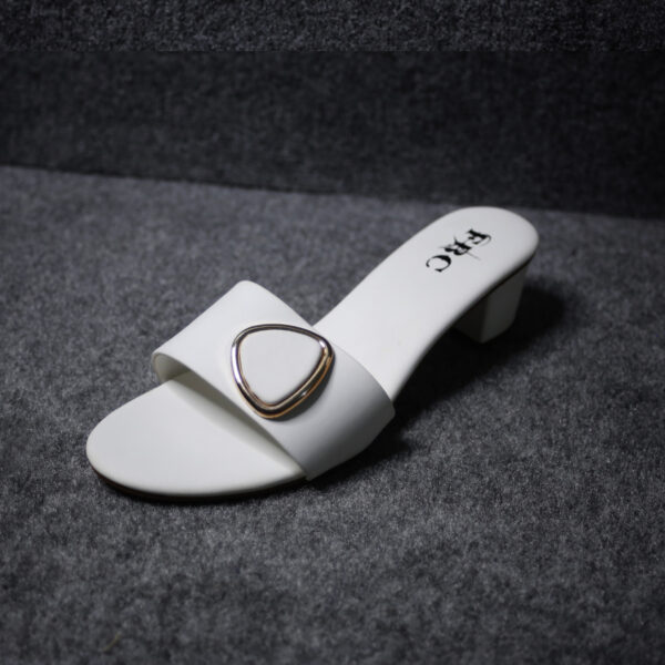 White Women Imperial Touch Fancy Sandals