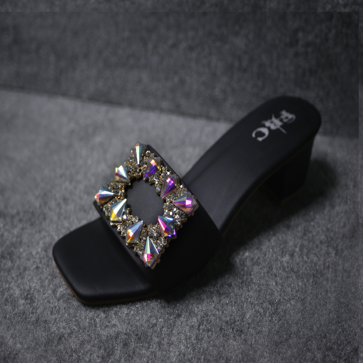 Black Noble Step Fancy Sandals Black Noble Step Fancy Sandals