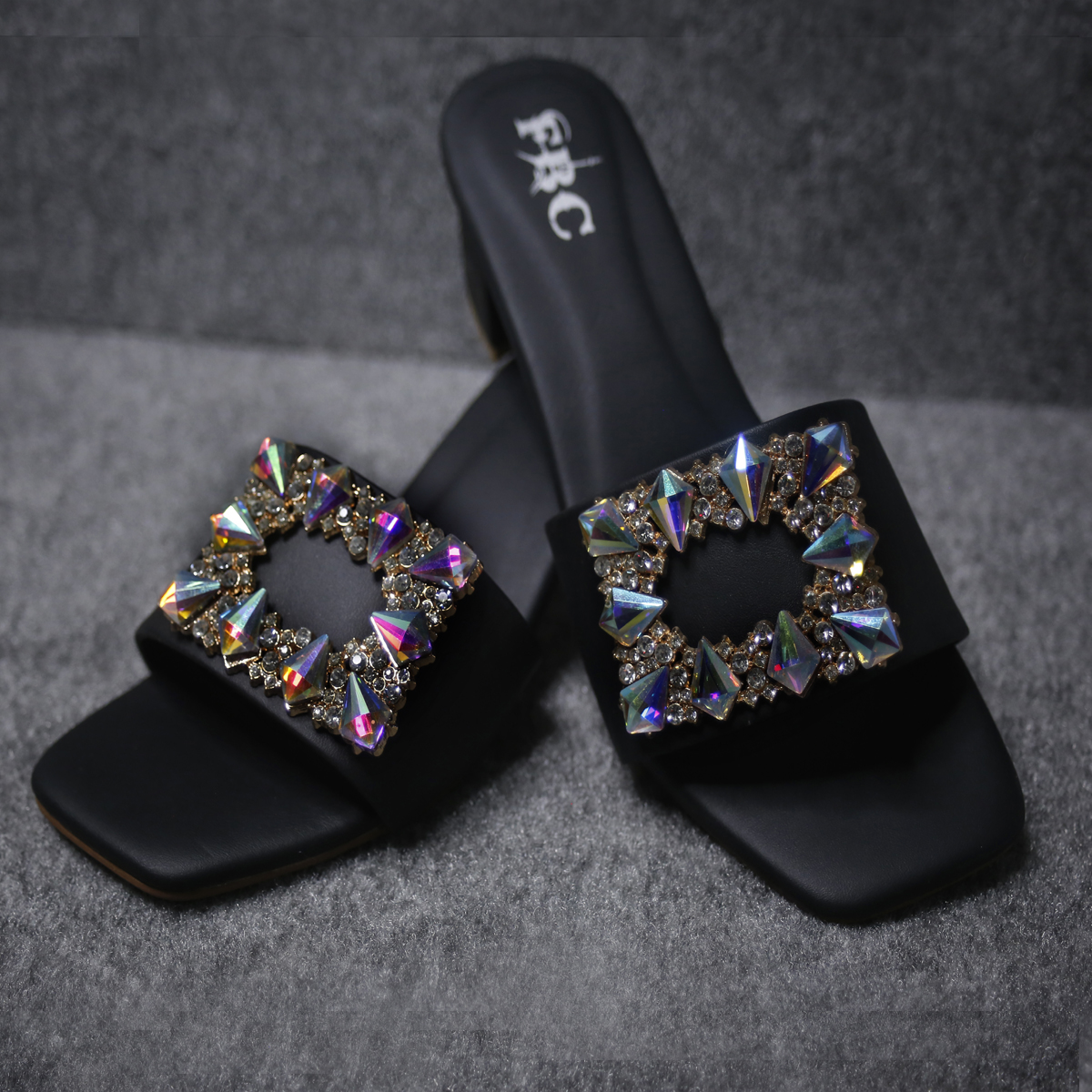 Black Noble Step Fancy Sandals Black Noble Step Fancy Sandals