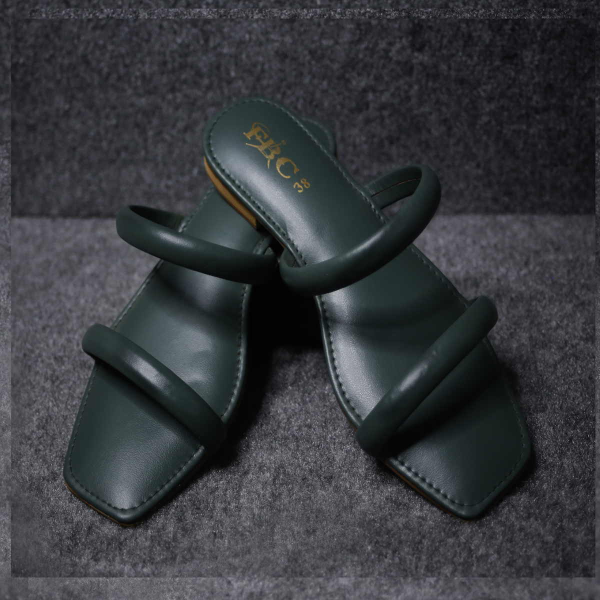 Green Women Soft Glide Formal Slippers Green Women Soft Glide Formal Slippers