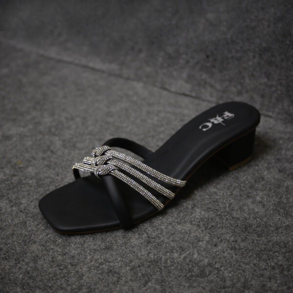 Black Women Fancy Simplicity Handmade Sandals