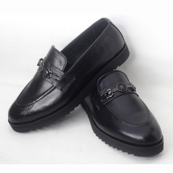 Elegant Black Loafer for Men- FBM 0015