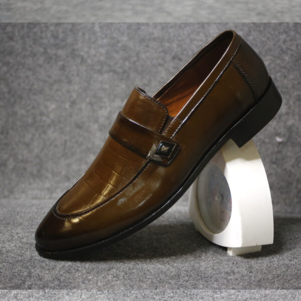 Brown Leather Loafer – FBM 0004