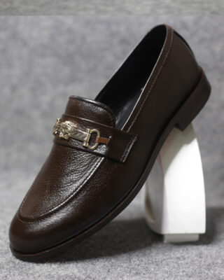High Quality Brown Horsebit Loafer – FBM 0016 High Quality Brown Horsebit Loafer – FBM 0016