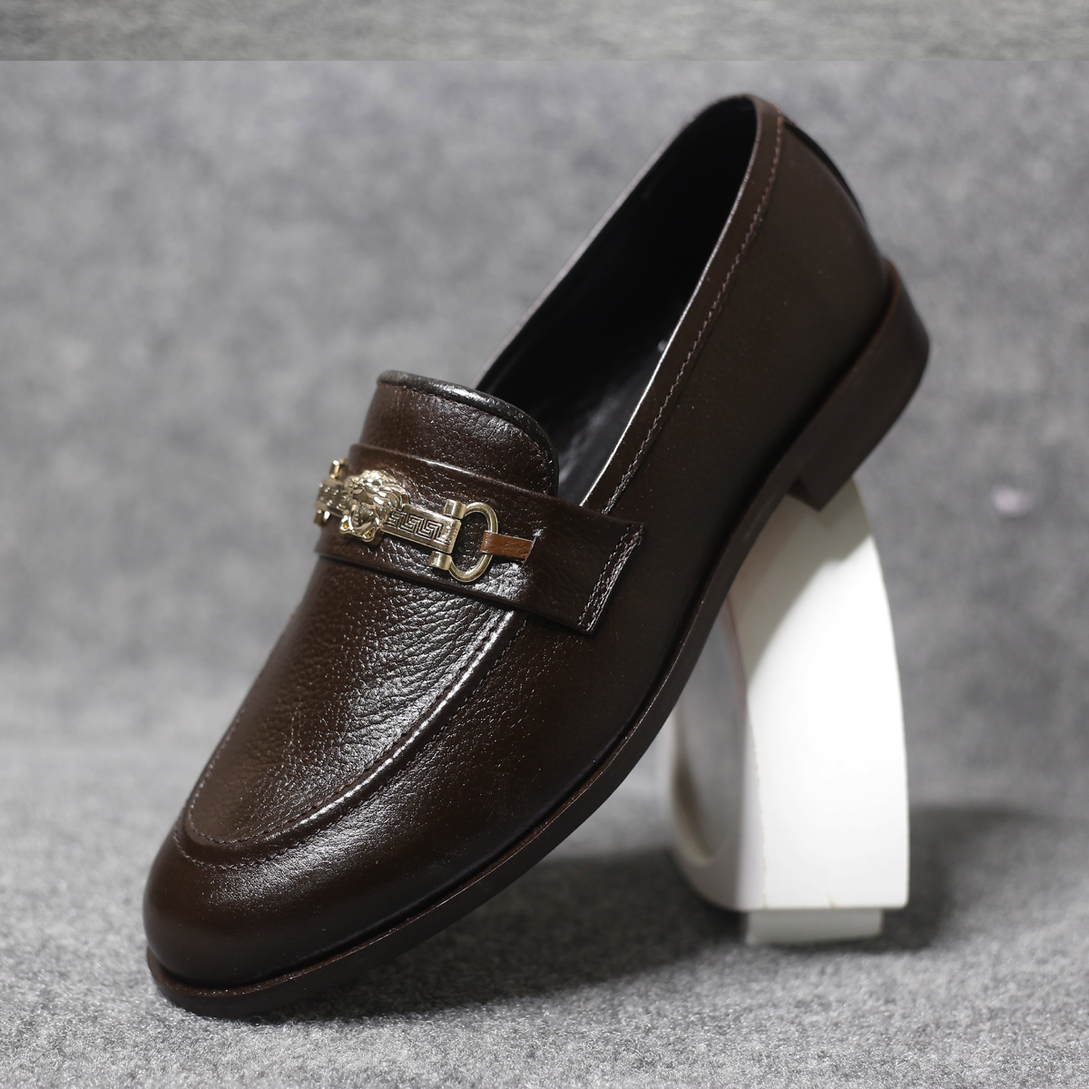 High Quality Brown Horsebit Loafer – FBM 0016 High Quality Brown Horsebit Loafer – FBM 0016