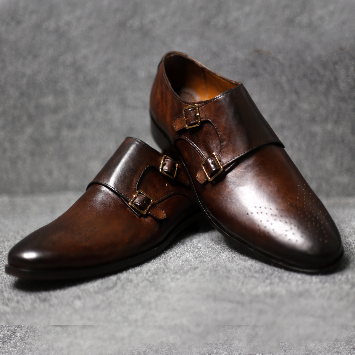 Brown Monk Straps – FBM 0009 Brown Monk Straps – FBM 0009