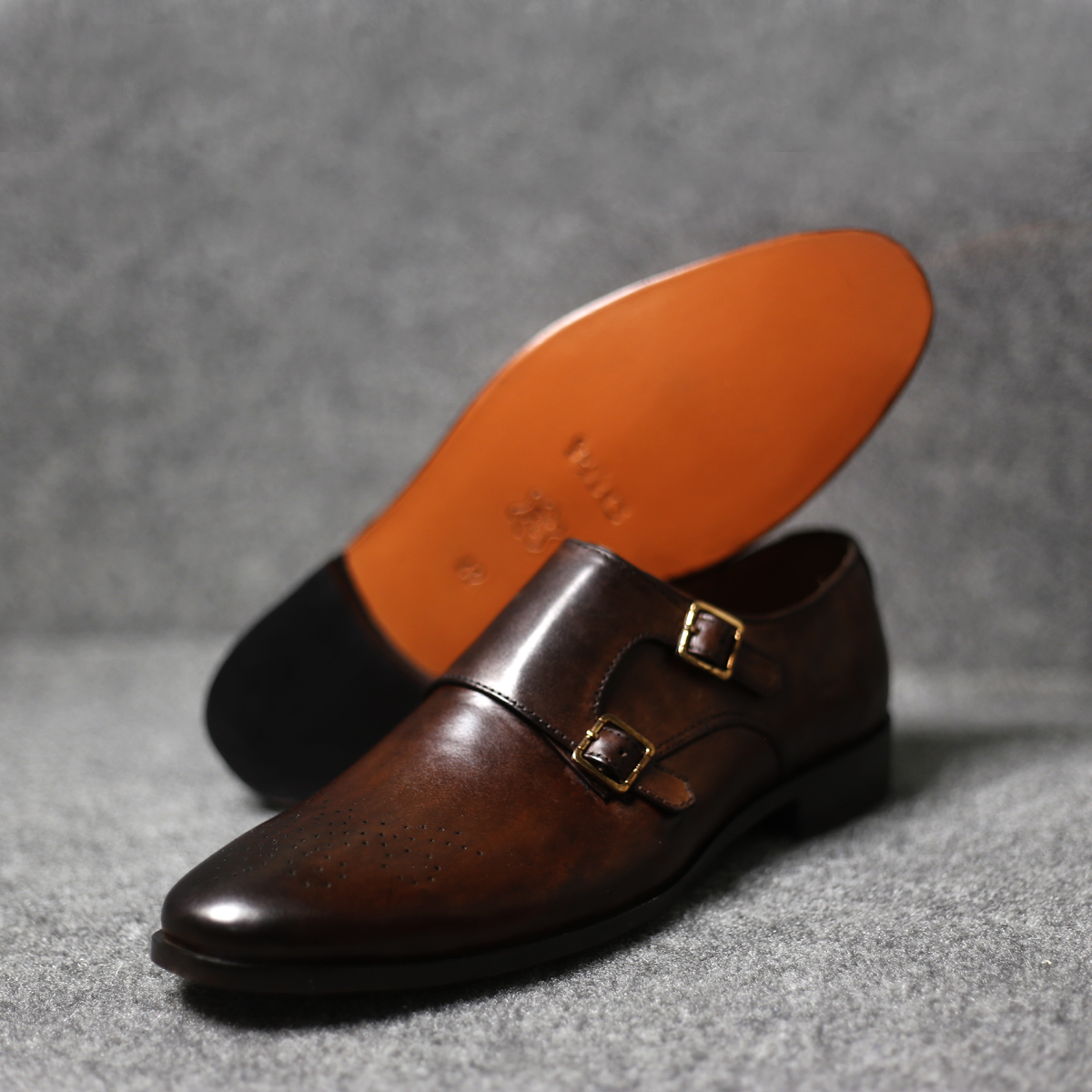 Brown Monk Straps – FBM 0009 Brown Monk Straps – FBM 0009