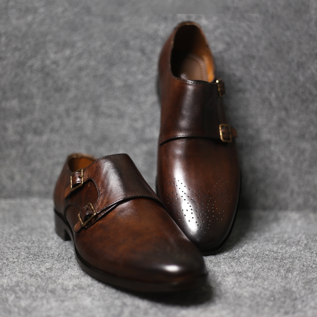 Brown Monk Straps – FBM 0009 Brown Monk Straps – FBM 0009