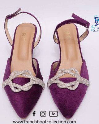 Purple Velvet Daydream Heels Fancy Sandal Purple Velvet Daydream Heels Fancy Sandal