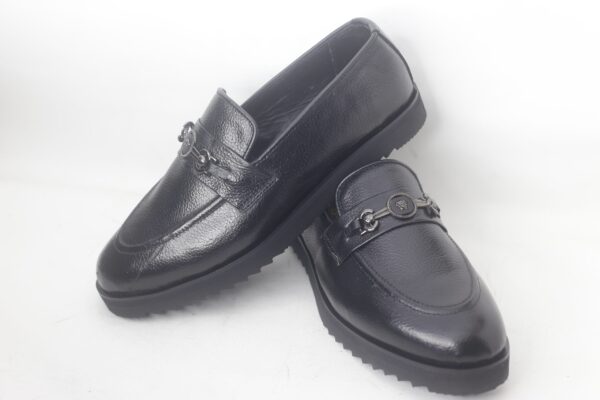 Elegant Black Loafer for Men- FBM 0015