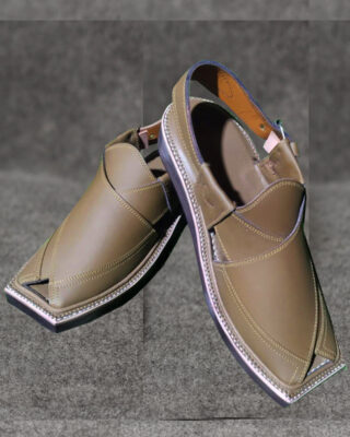 Premium Quality Skin Colour Leather Kaptaan Chappal Premium Quality Skin Colour Leather Kaptaan Chappal
