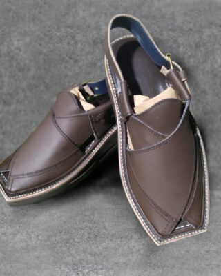 Premium Brown Handmade Kaptaan Chappal Premium Brown Handmade Kaptaan Chappal