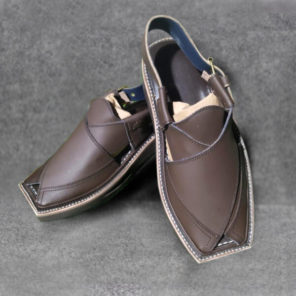 Premium Brown Handmade Kaptaan Chappal