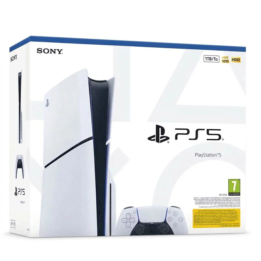 PS5 Slim Disc Edition 1TB CFI-2116 Series (UK-UAE) New Box Packed PS5-Slim-Disc-Edition-CFI-2116-Series-UK-UAE